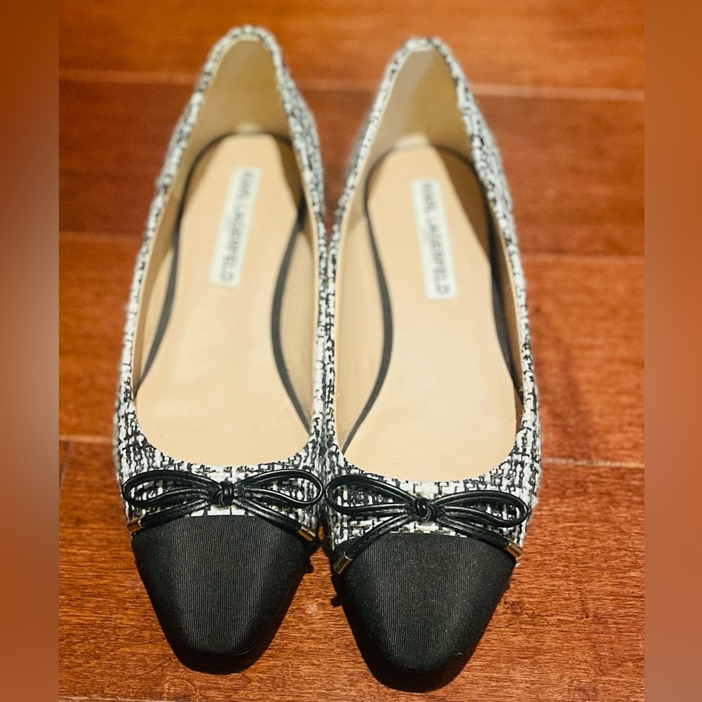 Karl lagerfeld flat. Size 7 like new